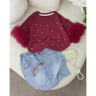 بلوز بناتي ناعم 3016807