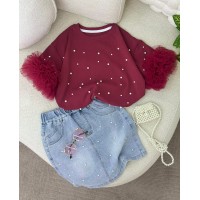 بلوز بناتي ناعم 3016807