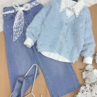 طقم بناتي ناعم 3015693