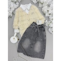 طقم بناتي ناعم 3015783