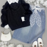 طقم بناتي ناعم 3016110