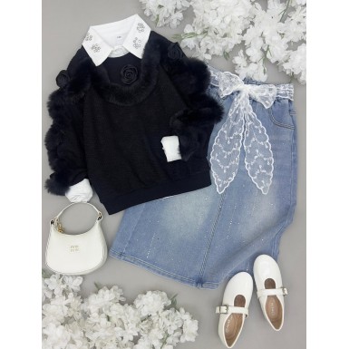 طقم بناتي ناعم 3016110