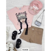 طقم بناتي ناعم K5406