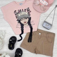 طقم بناتي ناعم K5406