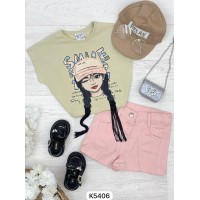 طقم بناتي ناعم K5406