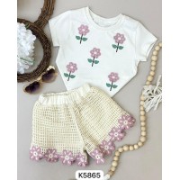 طقم بناتي ناعم K5865