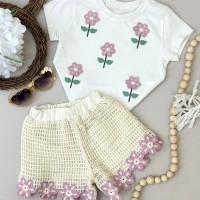 طقم بناتي ناعم K5865