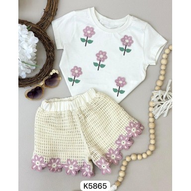 طقم بناتي ناعم K5865