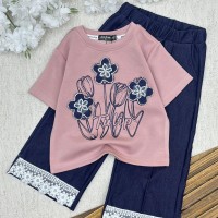 طقم بناتي ناعم Y773