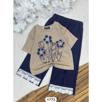 طقم بناتي ناعم Y773