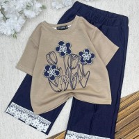 طقم بناتي ناعم Y773