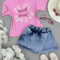 طقم بناتي ناعم K5858