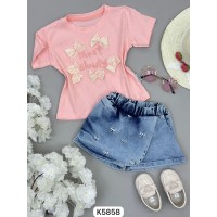 طقم بناتي ناعم K5858