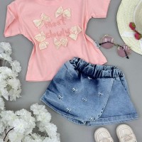 طقم بناتي ناعم K5858