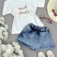 طقم بناتي ناعم K5858