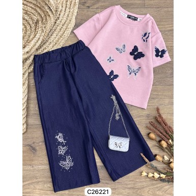 طقم بناتي ناعم C26221