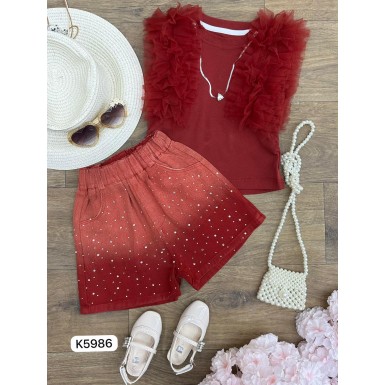 طقم بناتي ناعم K5986