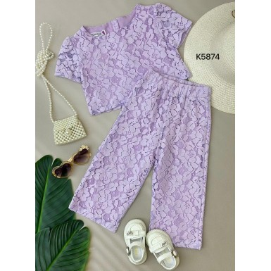 طقم بناتي ناعم K5874