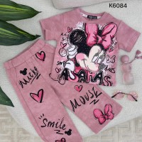 طقم بناتي ناعم K6084