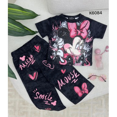 طقم بناتي ناعم K6084