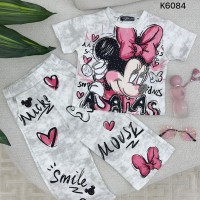 طقم بناتي ناعم K6084