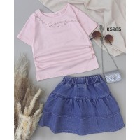 طقم بناتي ناعم K5985