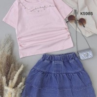 طقم بناتي ناعم K5985