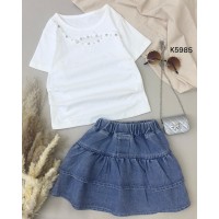 طقم بناتي ناعم K5985