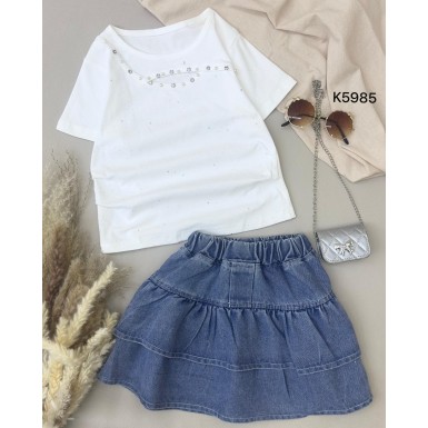 طقم بناتي ناعم K5985