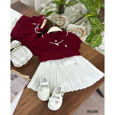 طقم بناتي ناعم K6388