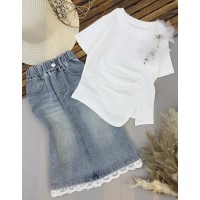 طقم بناتي ناعم K6521