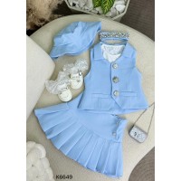 طقم بناتي ناعم K6649