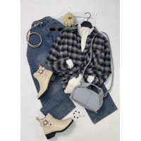 قميص ستاتي ناعم 1010573