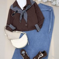 قميص ستاتي ناعم 1010671