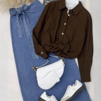 قميص ستاتي ناعم 1010723