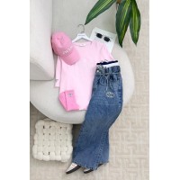 بلوز ستاتي مع طاقية وجراب ناعم 1010957