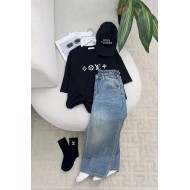 بلوز ستاتي مع طاقية وجراب ناعم 1010958