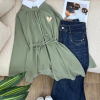 بلوز ستاتي ناعم 1011711 بلوز ستاتي ناعم 1011711
